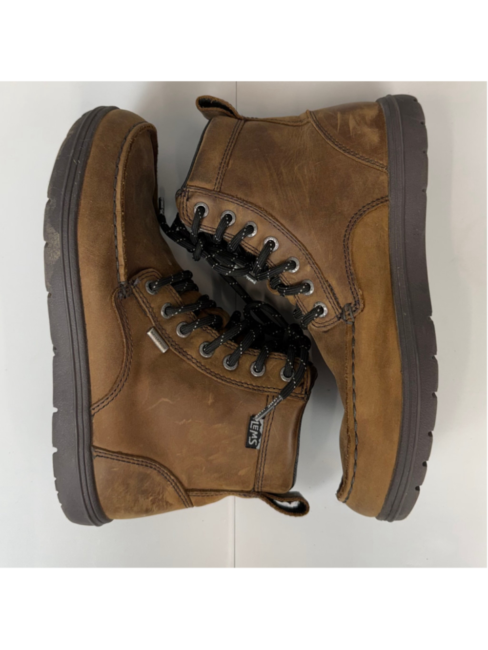 Lems Boulder Grip brown boots-9.5 - Picture 4 of 7